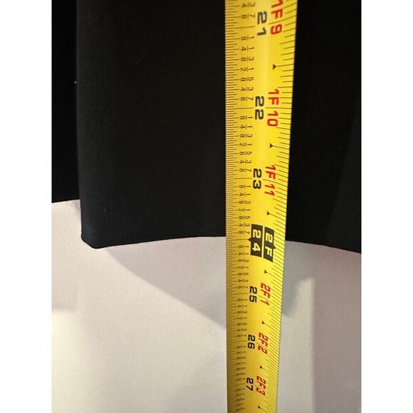 Isabella DeMarco Size 6 Pleated Knee Length A-Line Skirt Black Clueless Workwear - Picture 9 of 11